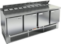 Стол для салатов Hicold sle2-1111gn с крышк