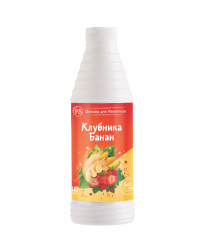 Основа для напитков ProffSyrup Клубника-Банан 1 кг