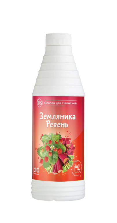 Основа для напитков ProffSyrup Ревень-Земляника 1 кг