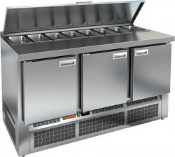 Стол для салатов Hicold sle1-111gn с крышк